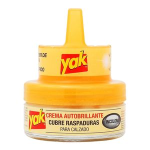 Betun de zapatos incoloro 45ml Yak