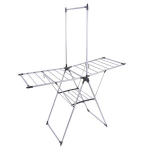 Tendedero De Ropa Plegable 156X61.5X100Cm Acero Casa Viva