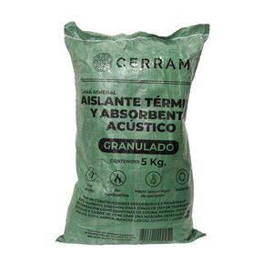 Lana Mineral Granulada 5Kg Aislantes Cerram
