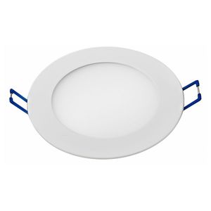 Panel Led Redondo 6W Embutido 5000K Con Driver Megabright