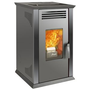 Estufa A Pellet Amesti Italy 8100 Negra Satinada
