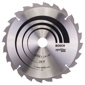 Disco Sierra 10" 24 Dientes 3025 Optiline Bosch