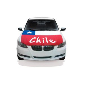 Cubre Capot De Auto Bandera Chilena