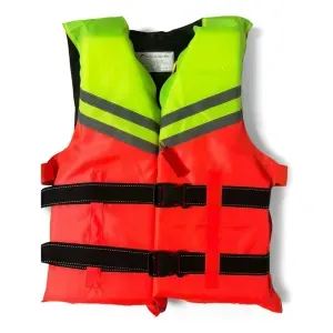 Chaleco Salvavidas Bicolor Con Silbato Bighouse