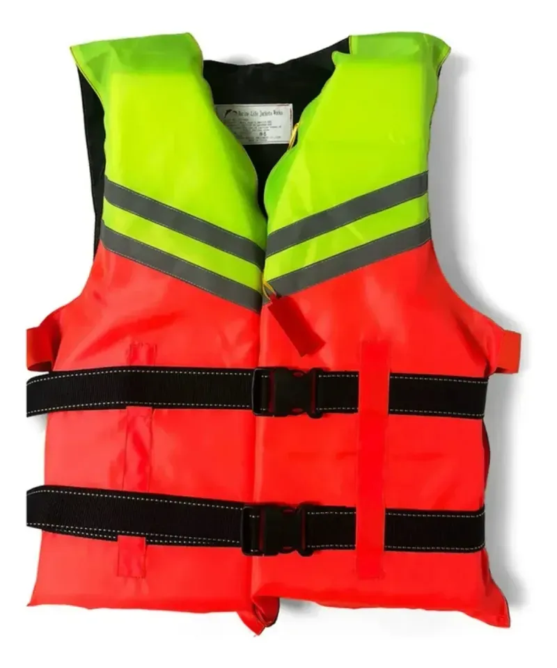 Salvavidas Chaleco Bicolor Con Silbato Bighouse-1751386848172