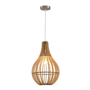 Lampara Colgante 1 Luz Kuiva Natural E27 Byp