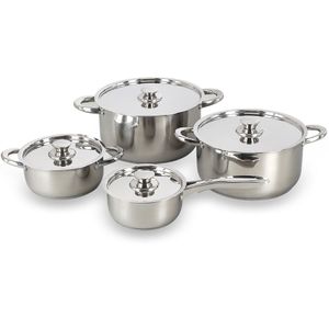 Bateria De Cocina 8 Piezas Acero Inoxidable Wens