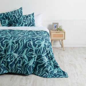 Quilt 2 Plazas Toledo Estampado Aqua Mashini