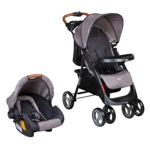 Coche De Bebe Travel System Pompeya Grey Infanti