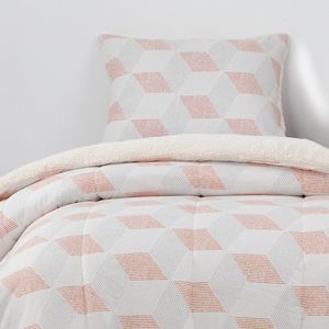 Plumon Reversible Sherpa Block Terracota Dib