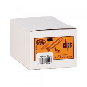 Clip Metalico N°80 Gigante Pedin