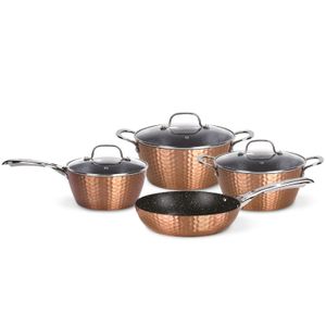 Bateria Cocina 7 Piezas Copper Colection Simplit