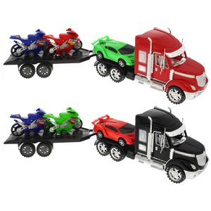 Camion A Friccion Con Carro