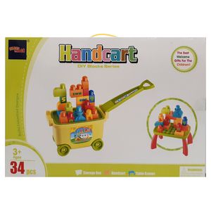 Juego Bloques 34 Piezas Para Armas Con Carro Blast Track