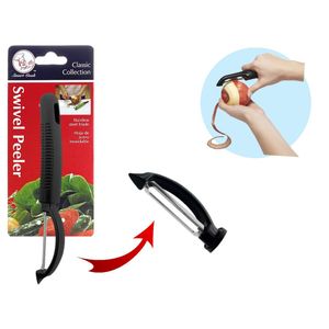 Pelador Giratorio Frutas Y Verduras Negro Smart Cook