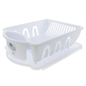 Escurridor De Platos 44.1X33.3X13.3Cm Plastico Blanco Sterilite