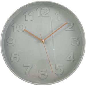 Reloj Pared 30.5Cm Gris Rose Gold