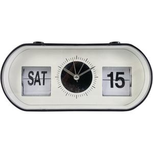 Reloj De Mesa 18.5X10Cm Negro