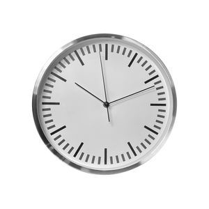 Reloj Pared 30Cm Borde Plateado Sin Numeros Times Tower
