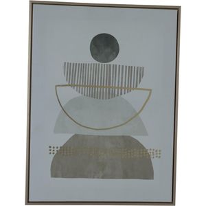 Cuadro Decorativo 45X60X2.5Cm Torre Geometrica Mdf