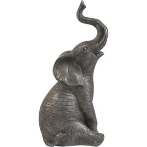 Figura Decorativa Elefante Gris