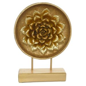 Figura Decorativa Centro De Mesa Dorado