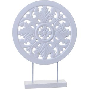 Figura Decorativa Centro De Mesa Blanco