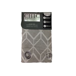 Cortina 1.35X2.40Mt Jacquard Chic Boutique