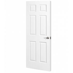 Puerta Interior Hdf 6 Paneles 0.60X2.00Mt Blanca Sinfonia