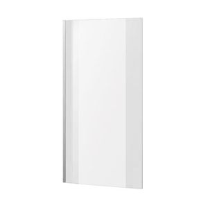 Mampara Ducha Fija Rectangular 80X190Cm 5Mm Vidrio Transparente  Antiniebla Casa Viva