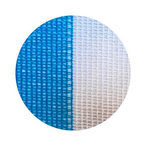 Malla Raschel Rollo 10 Metros Azul Blanco 80% 4.20 Metros