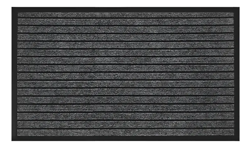 Limpia Pies 60X90Cm Pvc + Rubber Lineas Negro Casa Viva-1754921243824