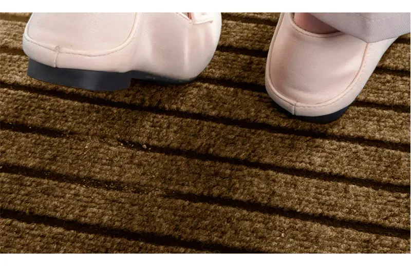 Limpia Pies 80X120Cm Pvc + Rubber Lineas Cafe Casa Viva-1754921511076