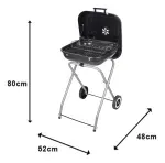 Parrilla De Asado Plegable Con Ruedas 46Cm Bighouse-1756326366503