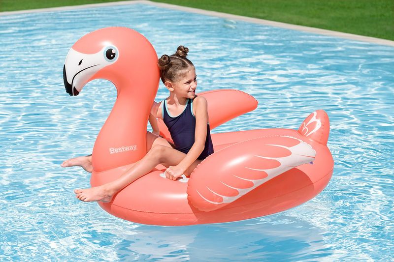 Flotador Inflable Flamingo 138X107Cm +3 Años Bestway-1756498741457