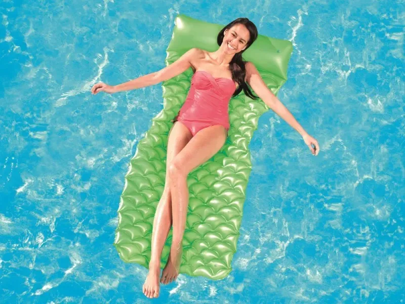 Flotador Inflable 213X86Cm Colchoneta Verde Bestway-1758655835769