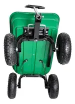 Carro De Arrastre Jardin Tolva Plastico 89X55X93Cm 250Kg Verde Cerram-1758891821314
