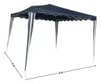Toldo 3X3 Metros Poliéster Azul-1758897638242