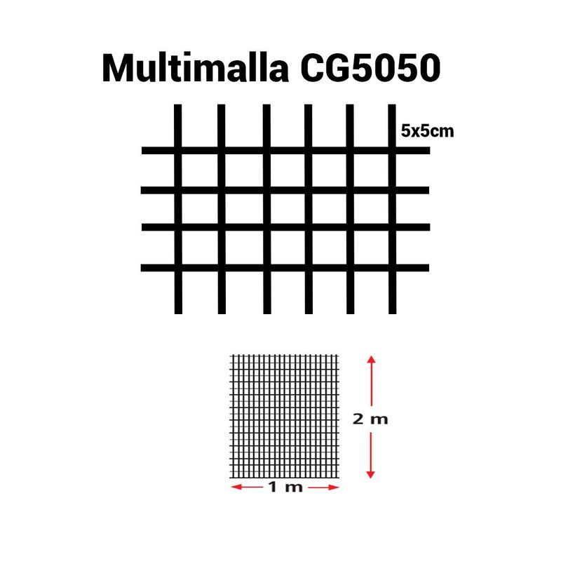 Malla Acma Galvanizada Multiuso 50X50Mm 2X1Mt Cerram-1758901258908