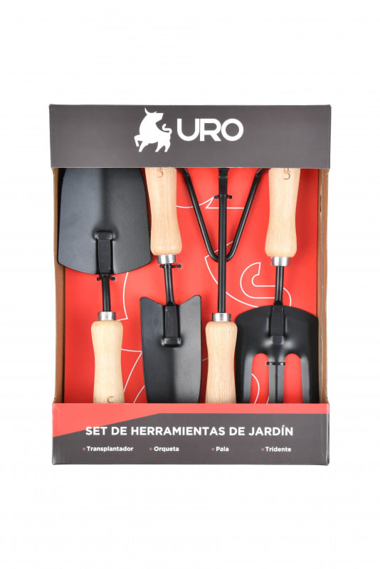 Herramientas De Jardin 4 Piezas Uro-1759150310065