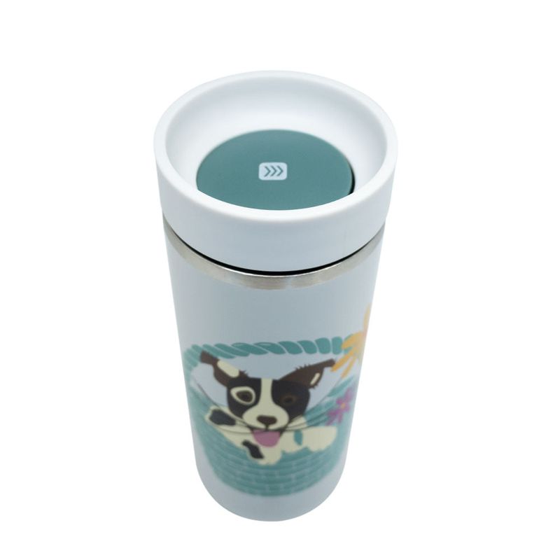 Mug Prime 540Ml Gris  Pet Flowers-1759151197622