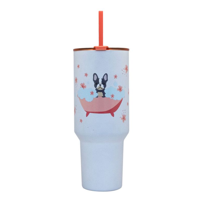 Termo Agua 40 Oz Mug Pet Flowers-1759151255313
