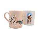 Tazones Duo 330Ml Pet Flowers 2 Unidades-1759151409794