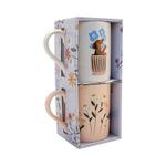 Tazones Duo 330Ml Pet Flowers 2 Unidades-1759151387572