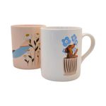Tazones Duo 330Ml Pet Flowers 2 Unidades-1759151412577