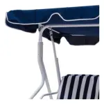 Sillón Columpio Azul-Blanco 170X110X153Cm Casa Viva-1758892762720