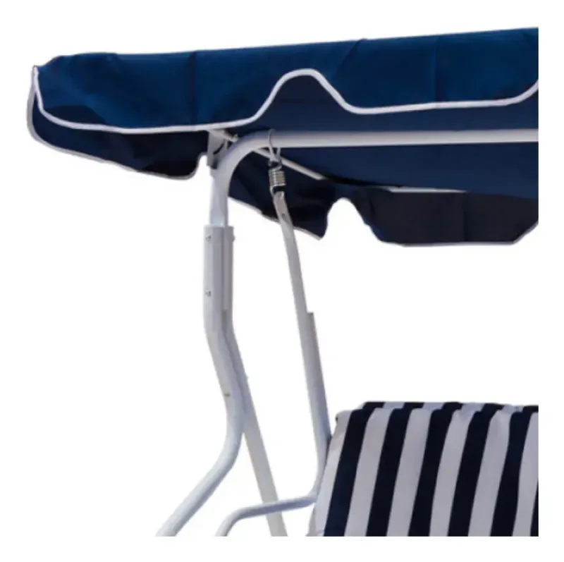 Sillón Columpio Azul-Blanco 170X110X153Cm Casa Viva-1758892762720