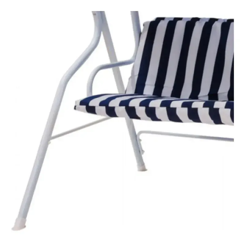 Sillón Columpio Azul-Blanco 170X110X153Cm Casa Viva-1758892766093