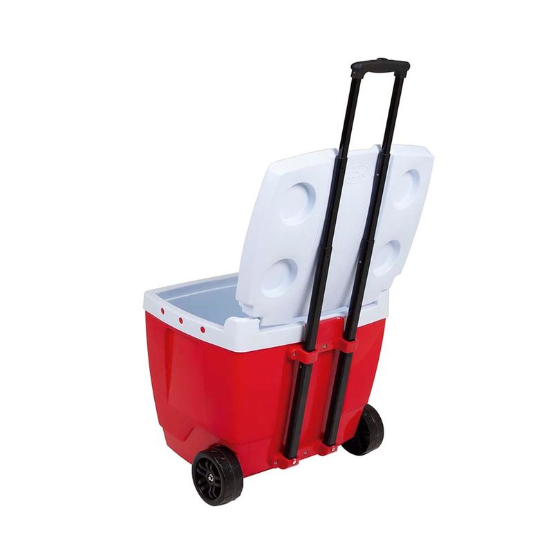 Cooler Nevera 42 Litros Rojo Con Ruedas  51.5X43.5X46Cm Mor -1759418908746