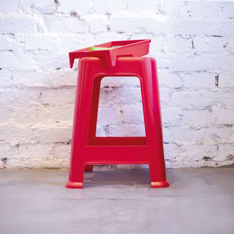 Piso Plastico 45Cm Rojo Mor -1759419035605